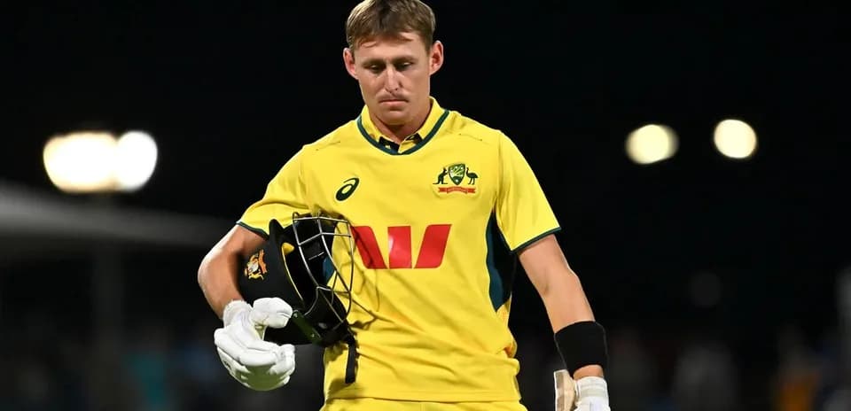 Australian cricketer leaving the field after batting