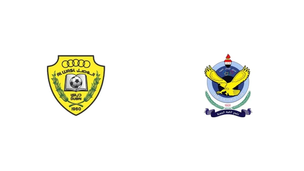 Logos of Al Wasl FC and Al Quwa Al Jawiya