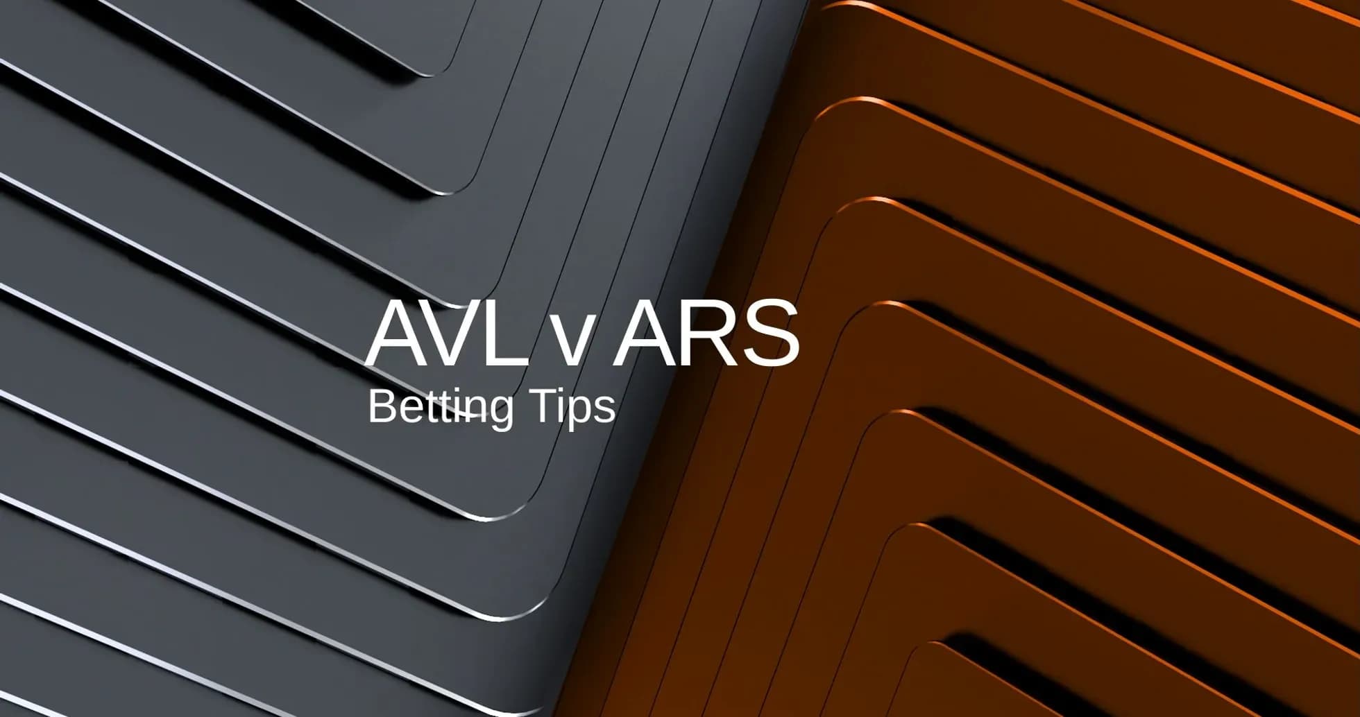 Graphic displaying betting tips for AVL vs ARS