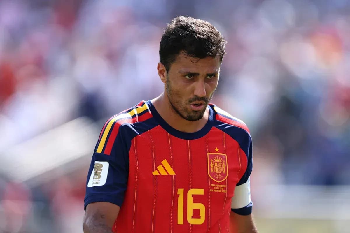 Spain player wearing jersey number 16 during match