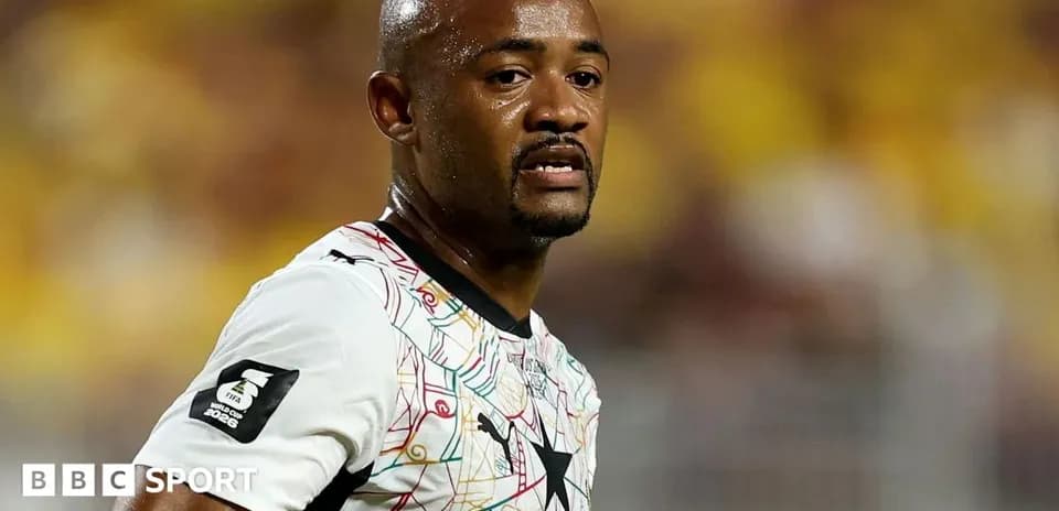 Player in Ghana jersey during a match