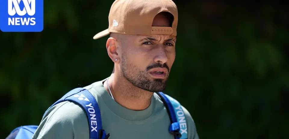 Player walking with tennis bag and cap