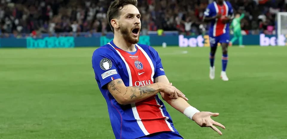 Player celebrating a goal on the pitch