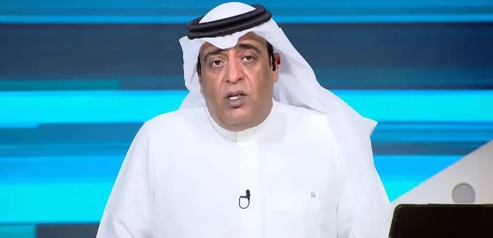 Presenter speaking during a sports news segment