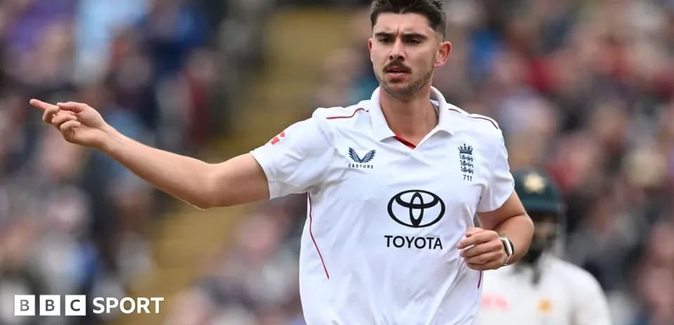Cricketer appealing during a Test match