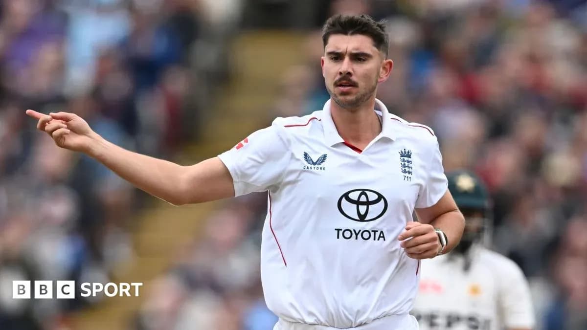 Cricketer appealing during a Test match
