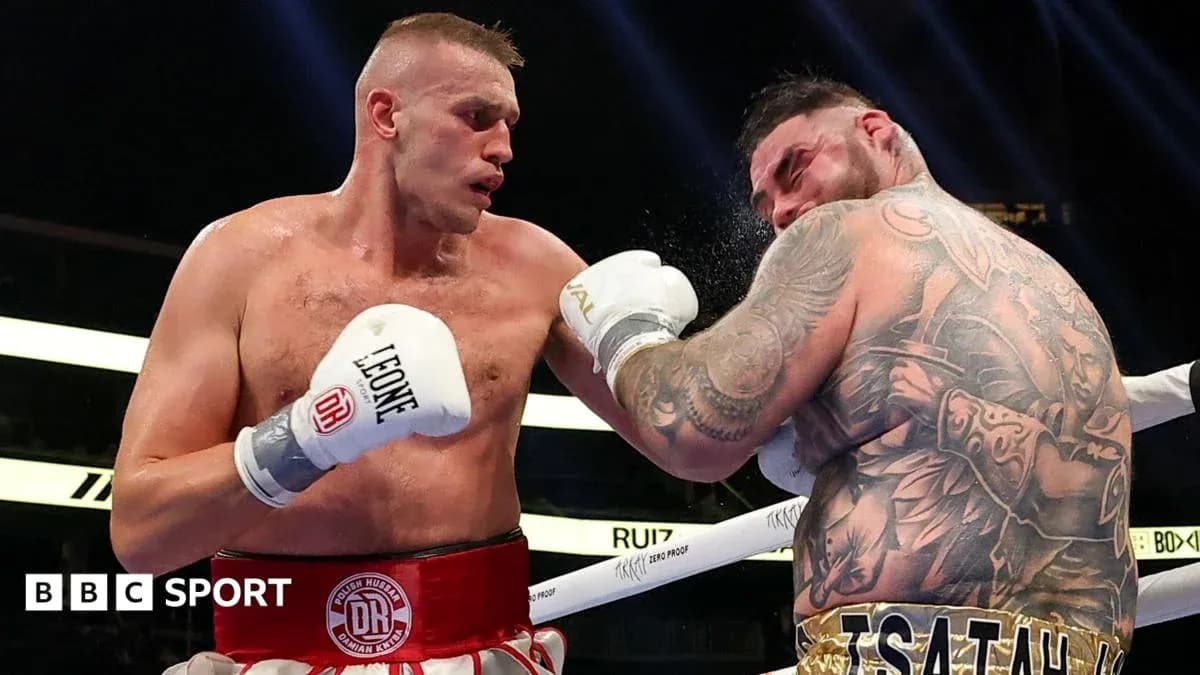 Two boxers exchanging punches in the ring