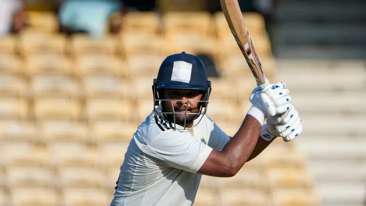 Batter preparing to hit the ball on cricket field