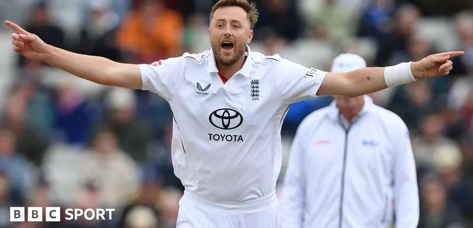Bowler celebrating after taking a wicket during match