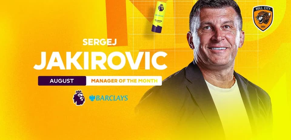 Sergej Jakirovic named August Manager of the Month