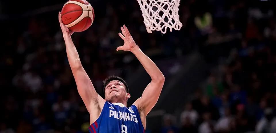 Player shooting a basketball during a game