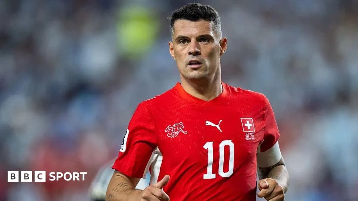 Player wearing Switzerland jersey during match