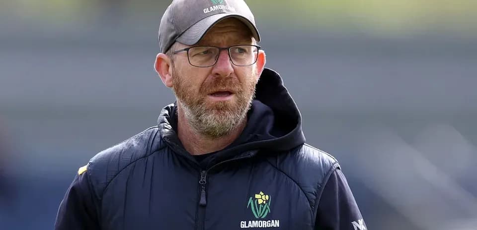 Coach wearing Glamorgan attire during training session