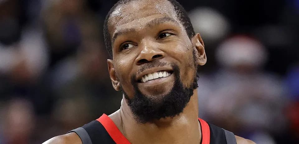 Basketball player smiling during a game