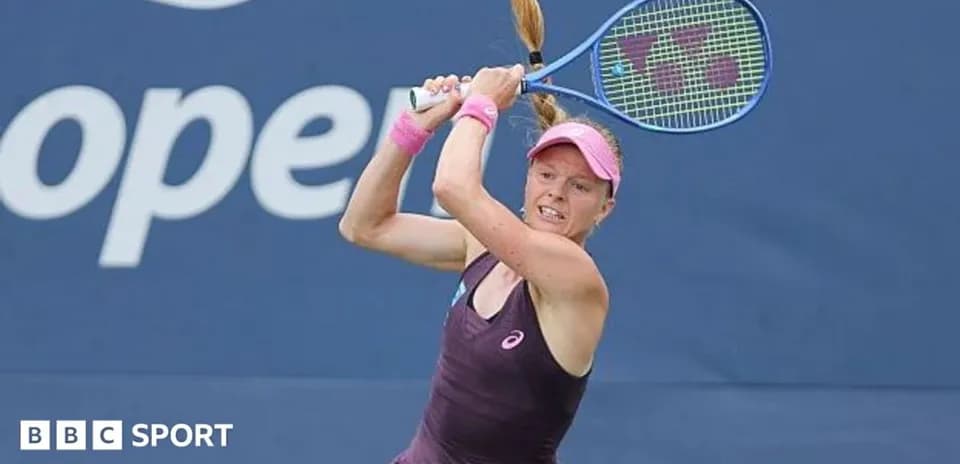 Player hitting a forehand during tennis match