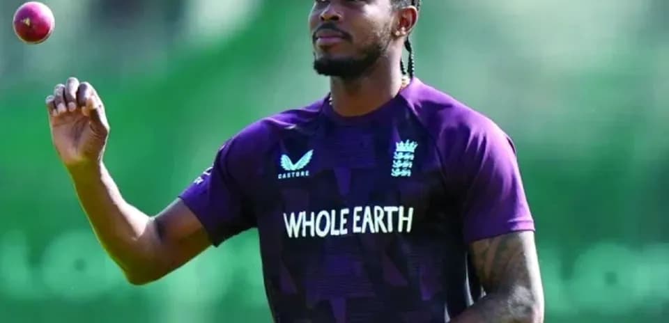 Bowler practicing with cricket ball during training