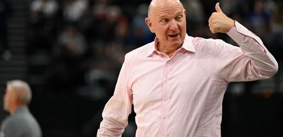 Man gesturing during a basketball game