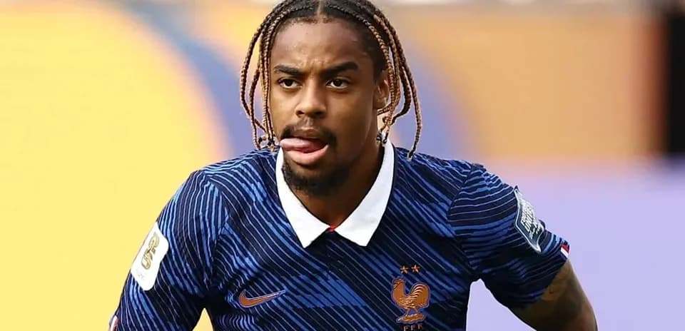 Player wearing France kit during a match