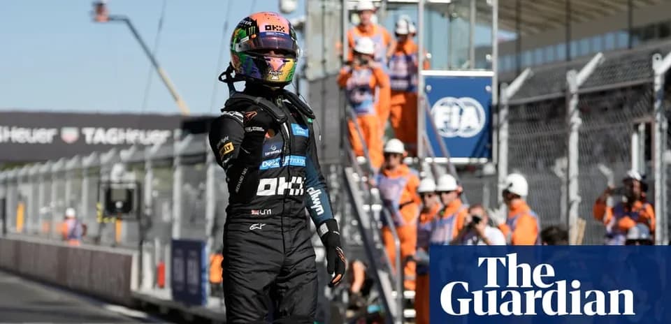 Driver celebrating on track after the race