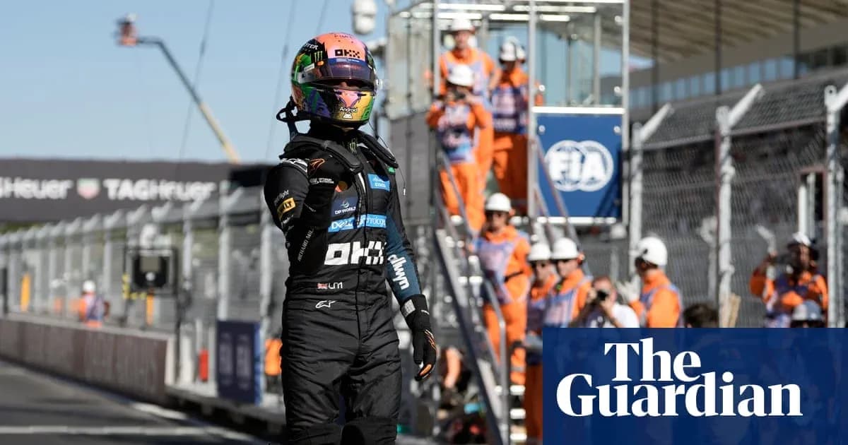 Driver celebrating on track after the race