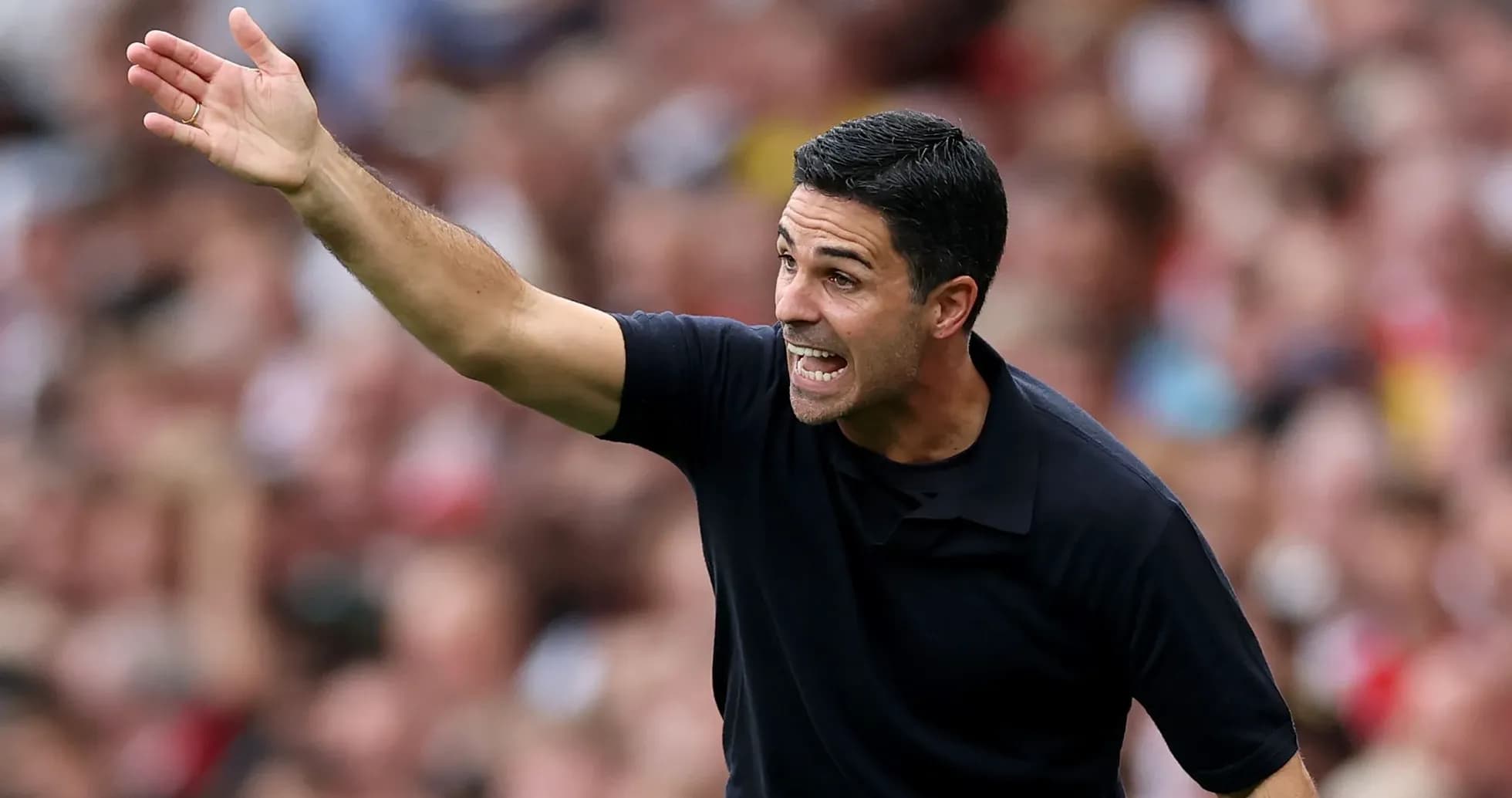 Manager directing players during a match