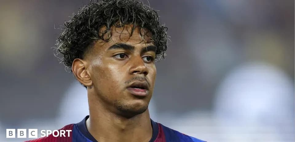 Player in Barcelona jersey during match close-up