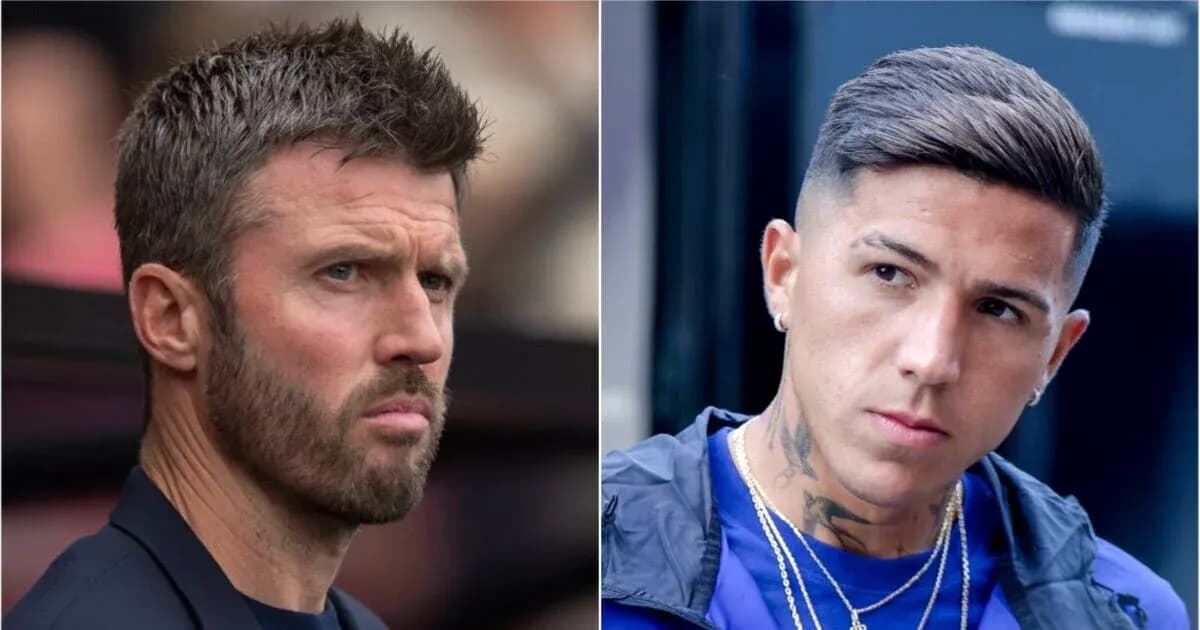 Two men with short hairstyles, serious expressions