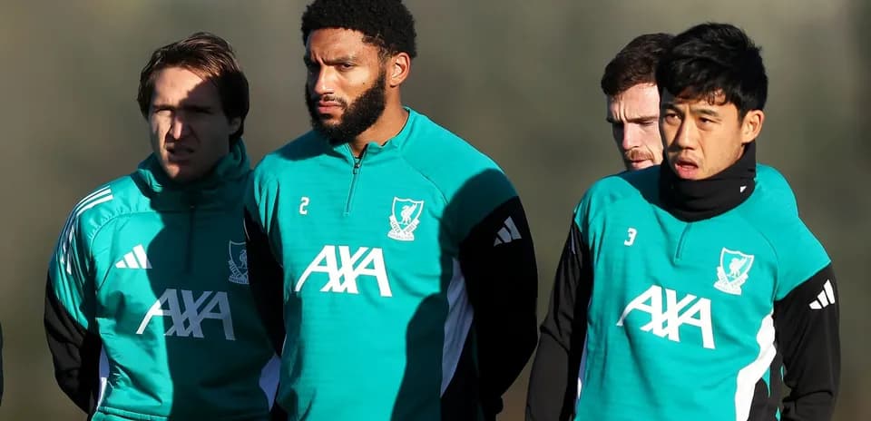 Players in training gear during training session