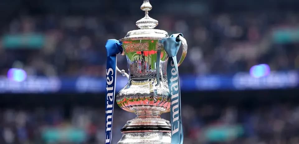 Emirates FA Cup trophy on display at venue