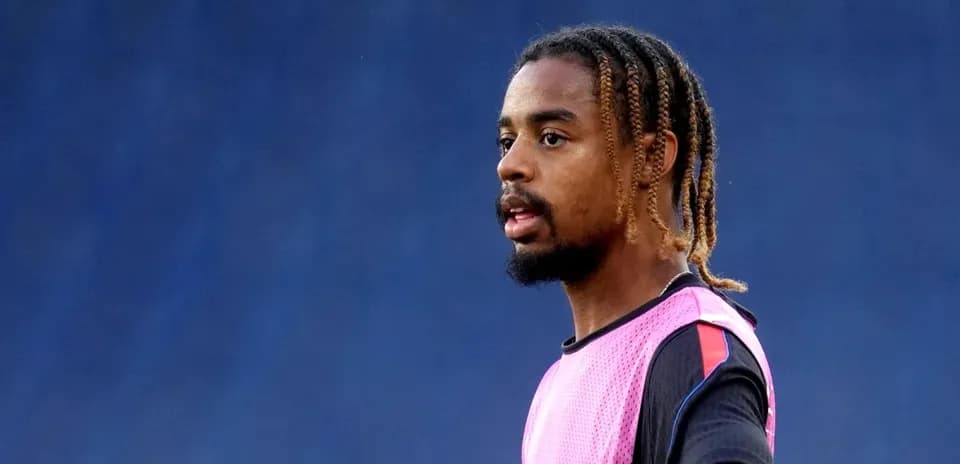 Player in training gear on the field
