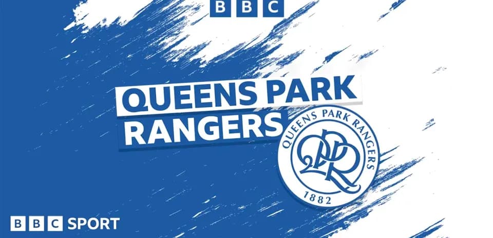 Queens Park Rangers logo with blue background