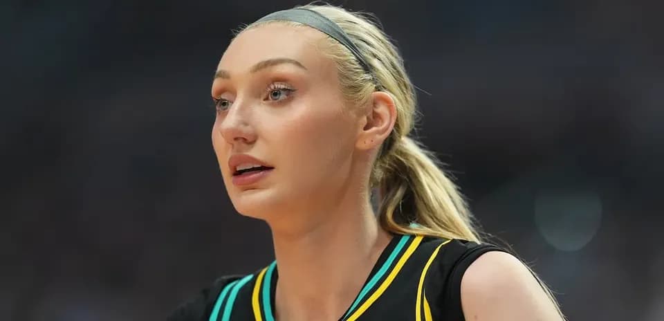 Basketball player in team uniform during game