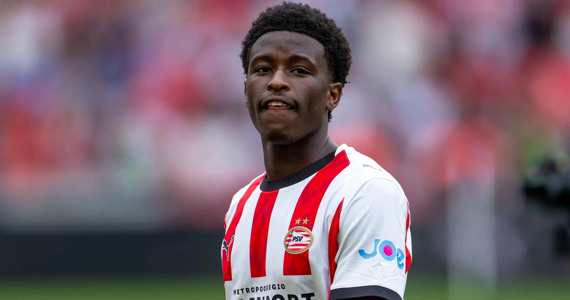 Player in PSV Eindhoven jersey on the field