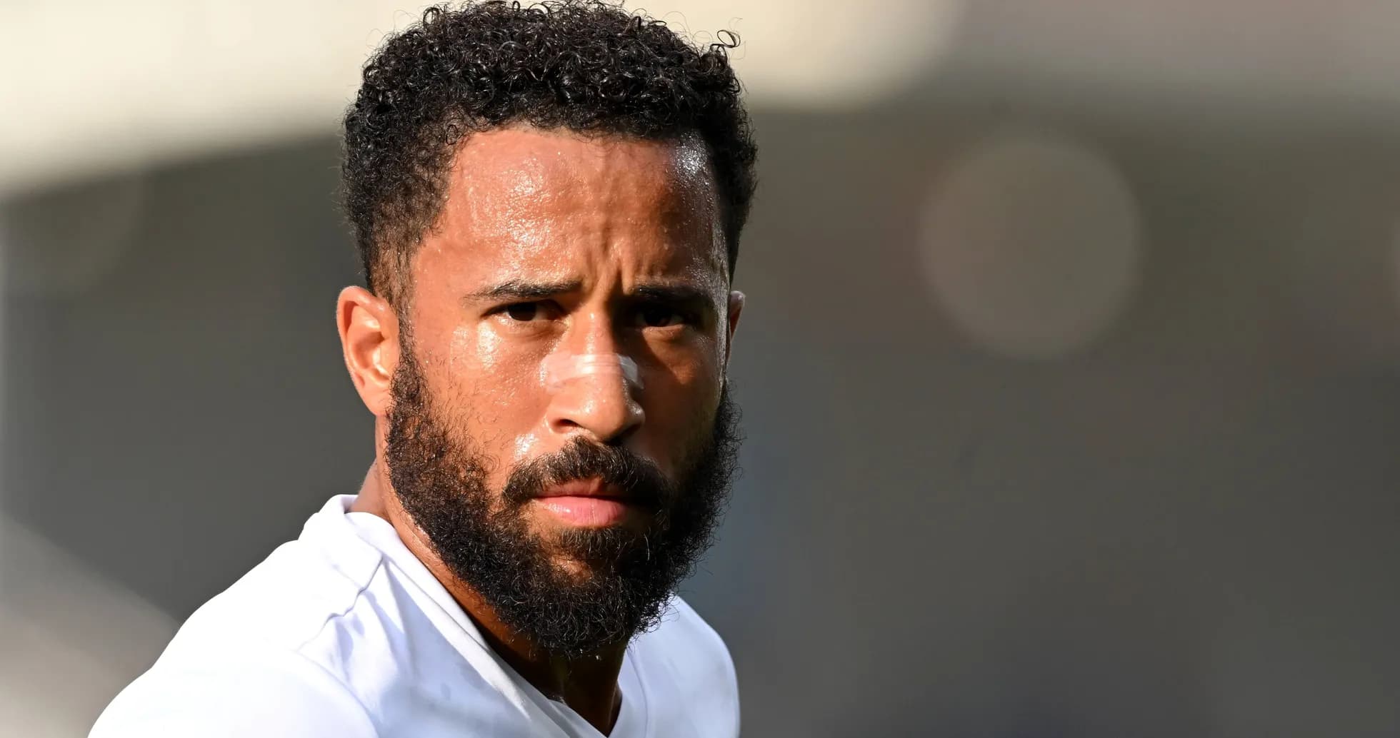 Player with a beard during training session