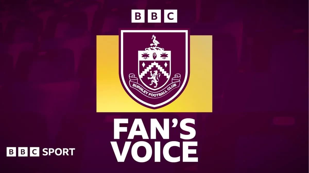Burnley Football Club logo with 'Fan's Voice' text