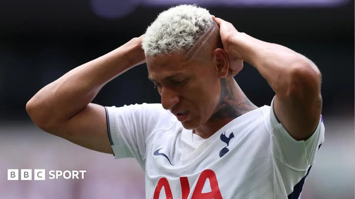Player with hands on head during match Player with hands on head during match
