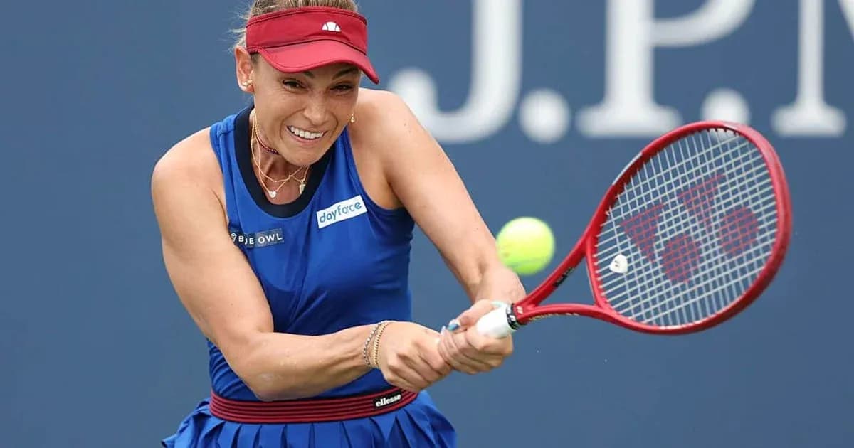 Tennis player hitting a ball with racket Tennis player hitting a ball with racket