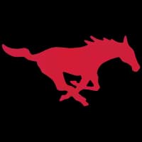 Red running horse logo Red running horse logo