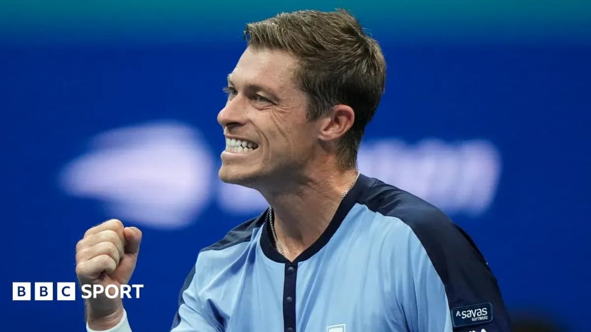 Tennis player celebrating a point during match Tennis player celebrating a point during match