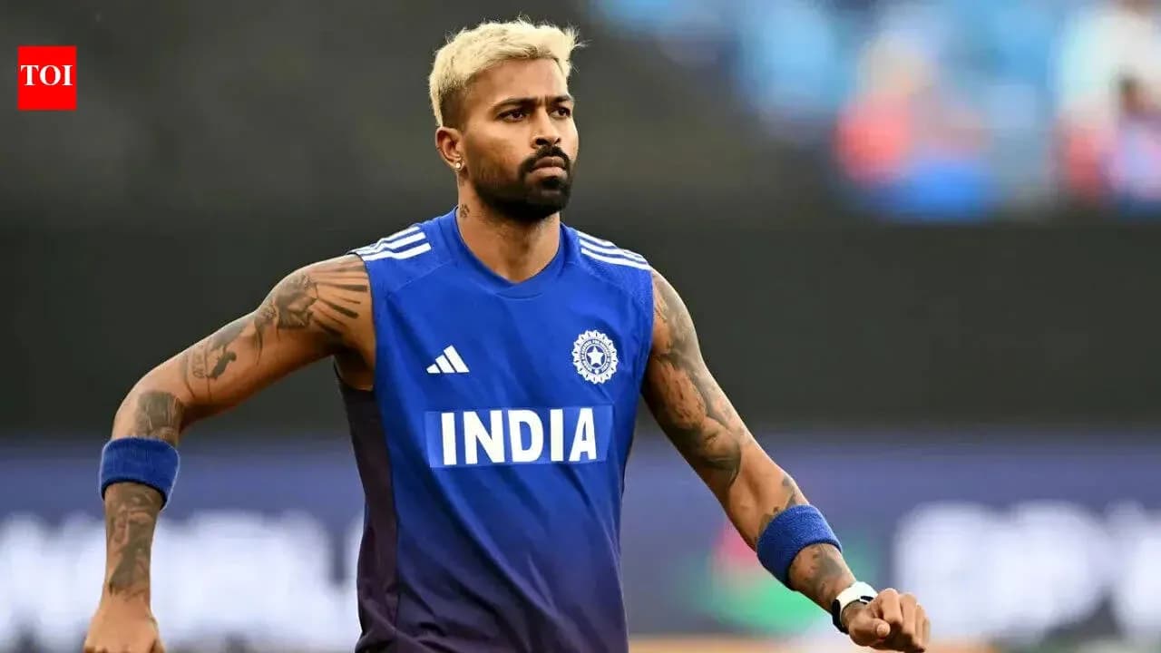 Cricketer warming up in India training kit Cricketer warming up in India training kit