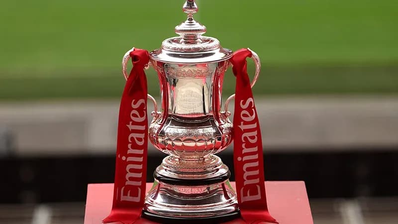 Emirates FA Cup trophy on display Emirates FA Cup trophy on display