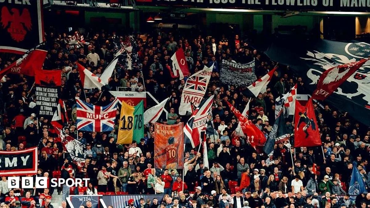 Crowd of fans waving flags in stadium Crowd of fans waving flags in stadium