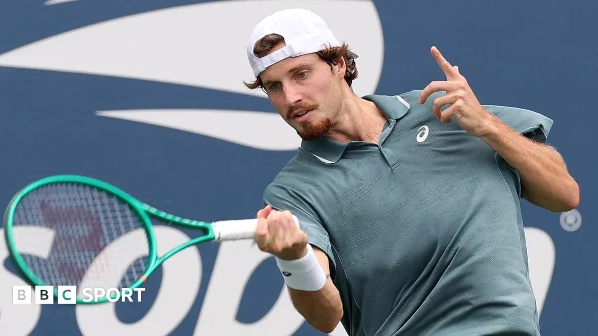 Player hitting a forehand shot during match Player hitting a forehand shot during match
