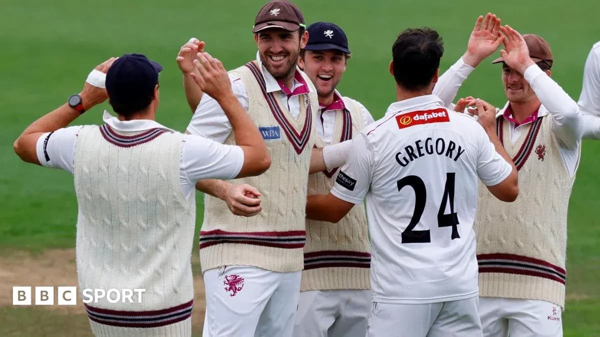 Cricketers celebrating with player Gregory after wicket Cricketers celebrating with player Gregory after wicket