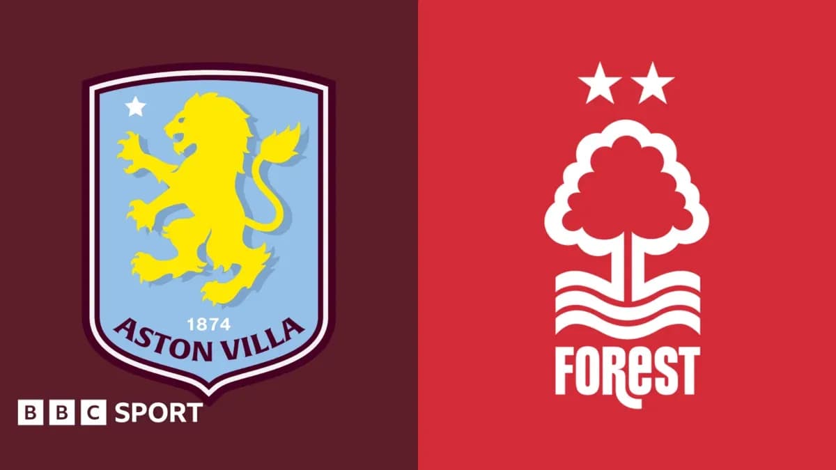 Logos of Aston Villa and Nottingham Forest Logos of Aston Villa and Nottingham Forest