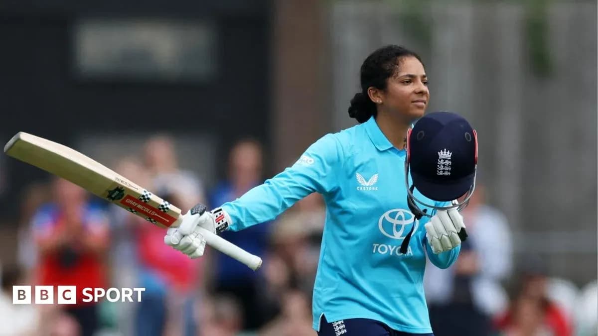 Batter celebrating after scoring a milestone in cricket Batter celebrating after scoring a milestone in cricket